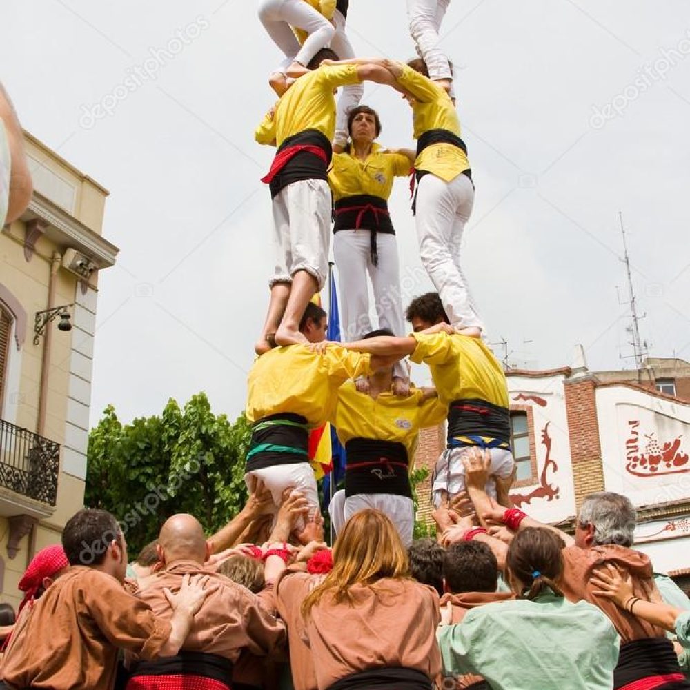 human tower